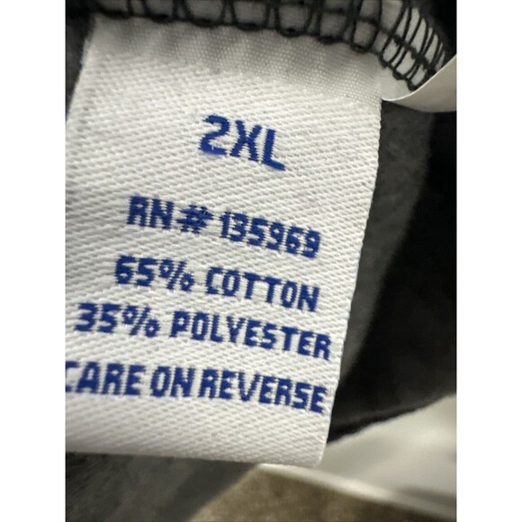 Champion Sweatshirt Mens 2X Graphite Fleece Cotton Blend Casual “C”Logo Pullover - Picture 6 of 12